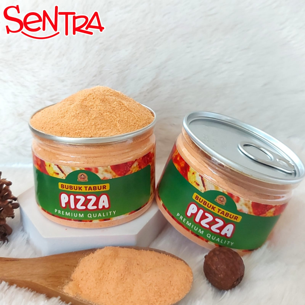 

Bumbu Tabur Pizza Bubuk Tabur Snack Premium Kemasan PET CAN
