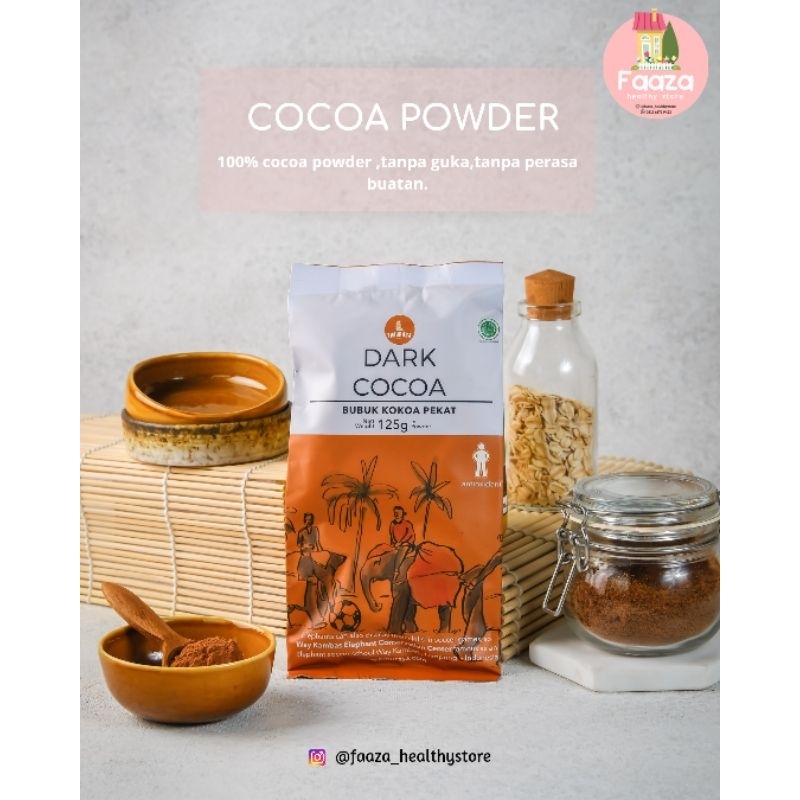 

Bubuk Cokelat Pekat Asli Timurasa - Dark Cocoa Powder 125gr
