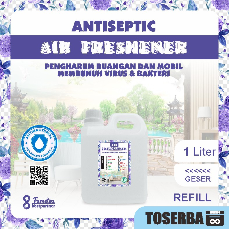 Pengharum Pewangi Ruangan Dan Mobil Air Freshener Aroma Parfum EDT Kemasan 1LITER