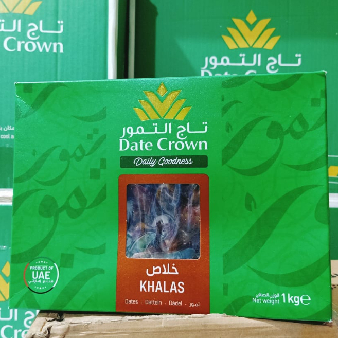 

Date Crown Kholas/khalas 1 kg kemasan baru