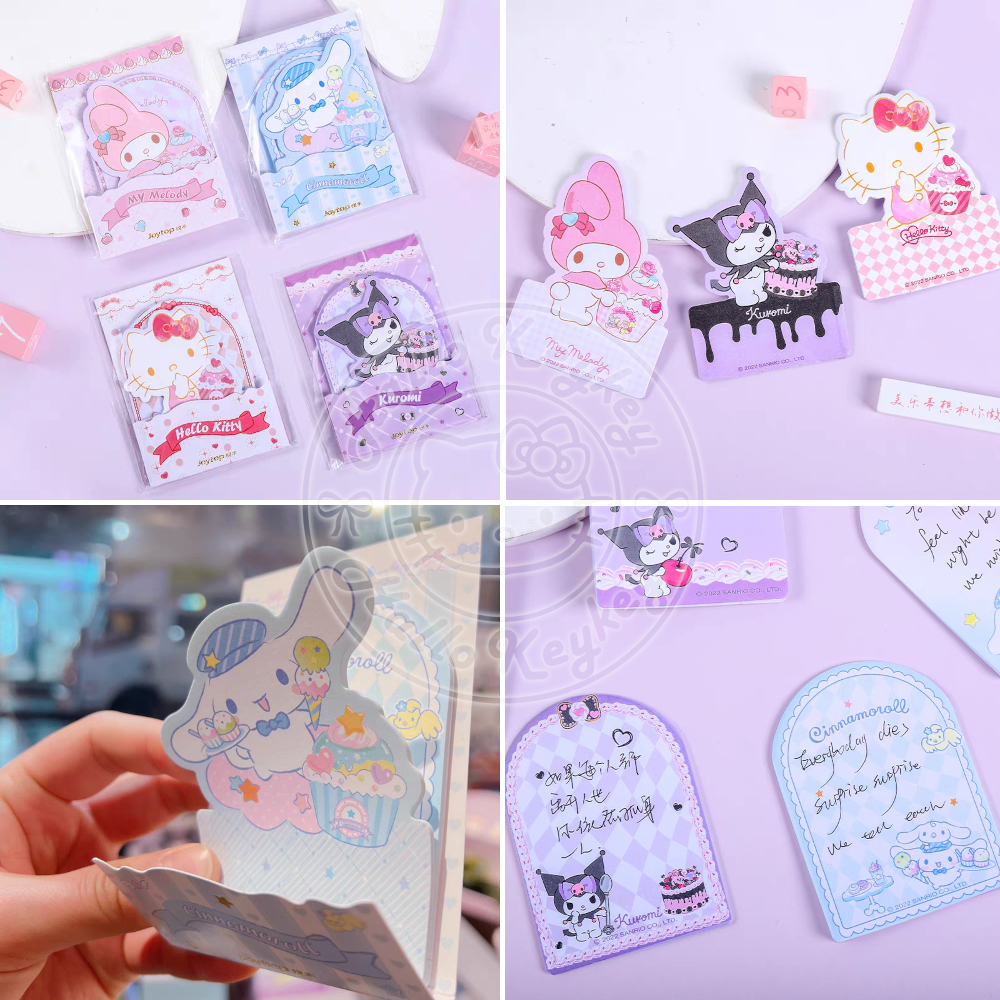 

sticky notes hello kitty melody kuromi cinnamoroll original sanrio