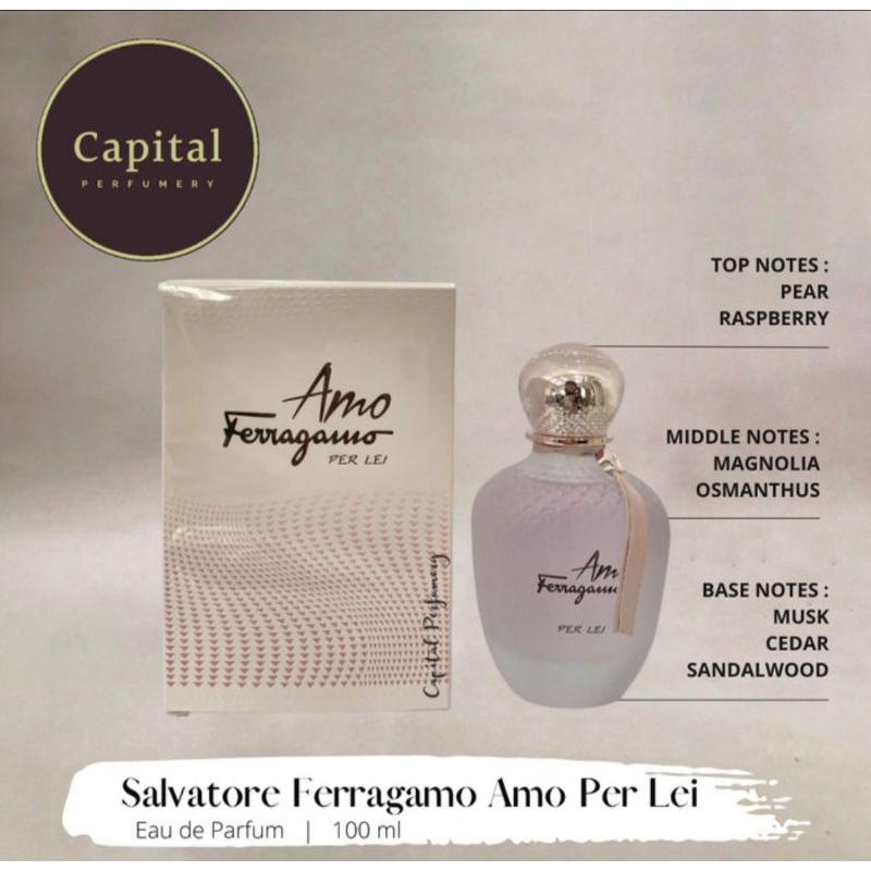 Salvatore Ferragamo Amo Per Lei For Women Edp 100 ml