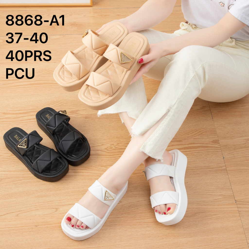 Sandal Wanita Selop Wedges Jelly Import Terbaru