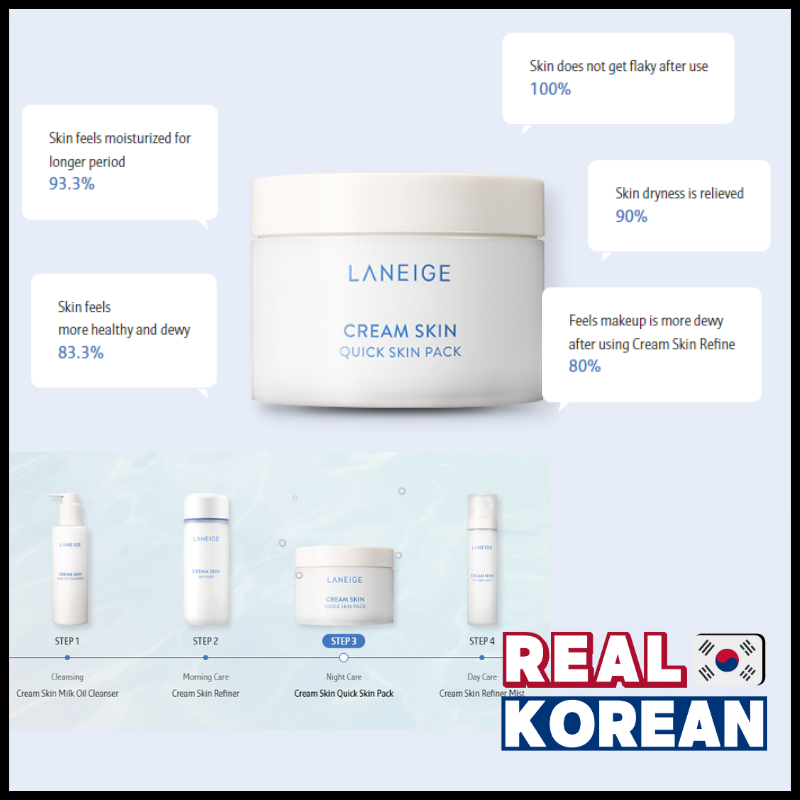 LANEIGE Cream Skin Quick Skin Pad 50EA