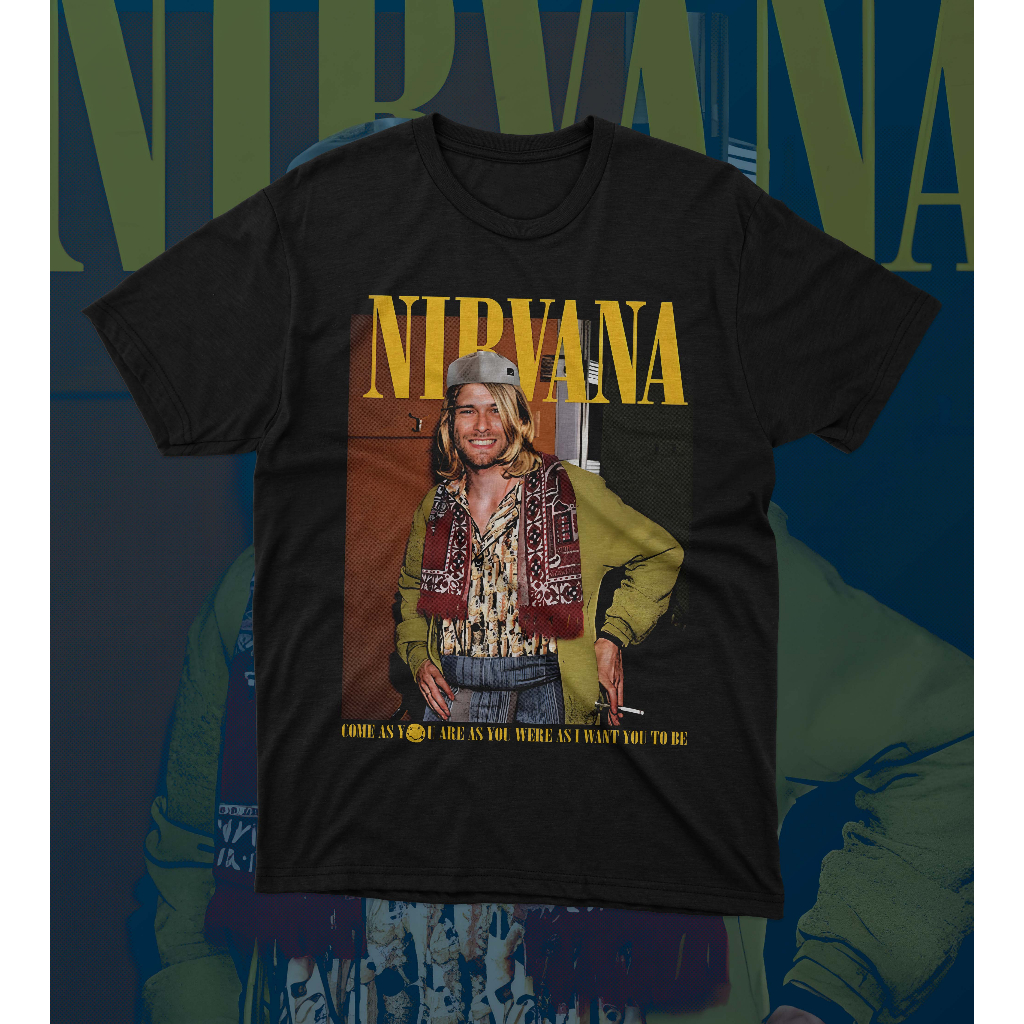 Kaos BAND NIRVANA PARODY Tshirt Band