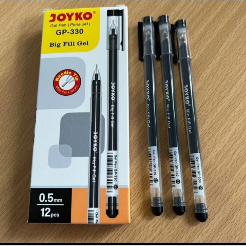 

Pulpen gell joyko Gp 330 per box isi 12/pulpen gell 0,38mm