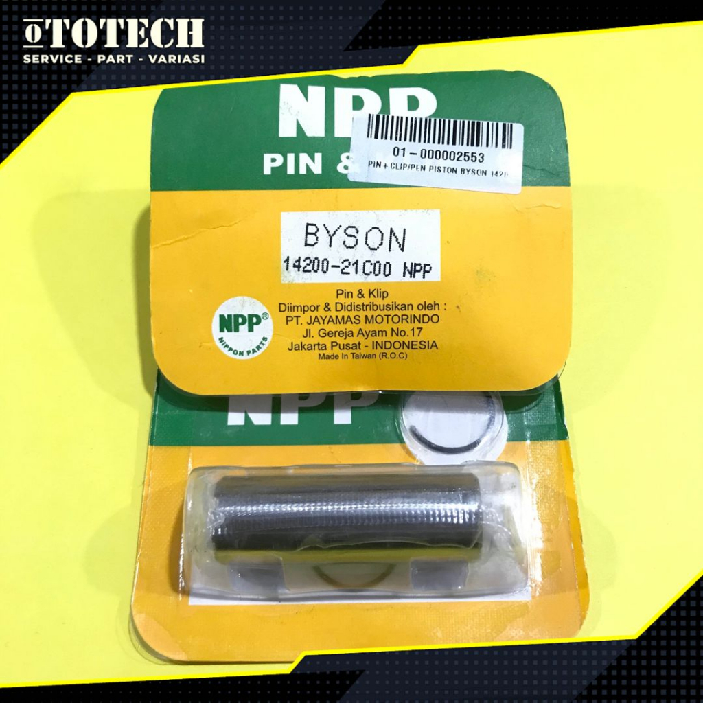 PIN & CLIP/PEN PISTON NPP BYSON 14200-21C00-NPP