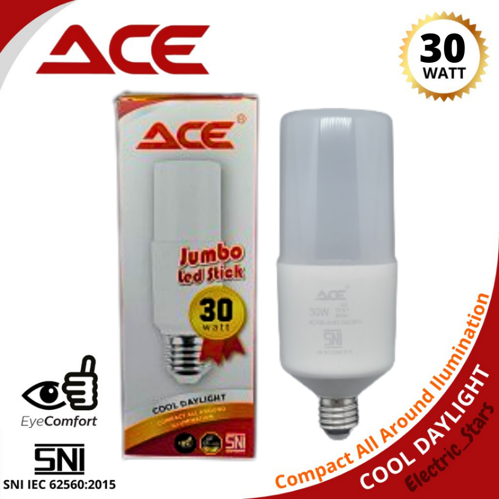 Lampu LED Stick ACE 30 Watt Jumbo