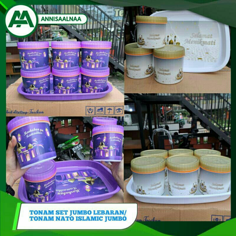 Toples Tonam Islamic Tempat Kue / Cemilan Lebaran 7 in 1