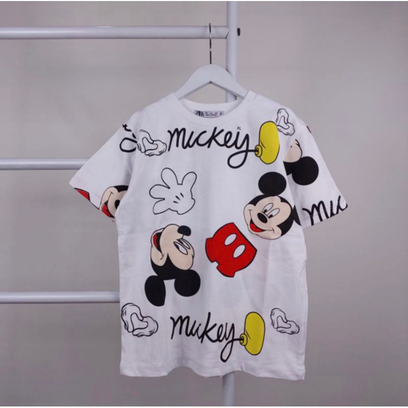kaos anak mickey mouse | tshirt zara anak mickey | atasan | kaos anak 2 - 8 thun