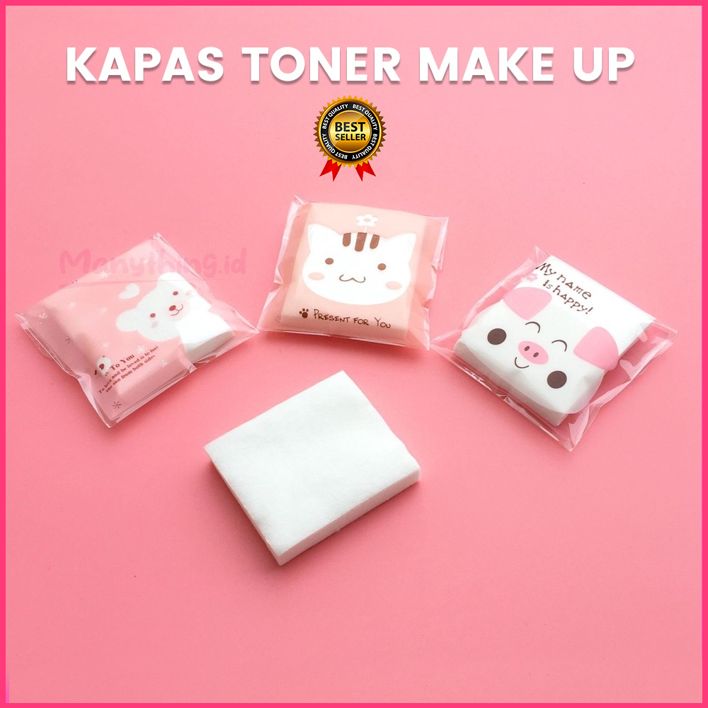 [isi 25] Kapas Toner / Kapas Tipis Toner Make Up Karakter / Kapas Toner lucu / Kapas Toner Termurah