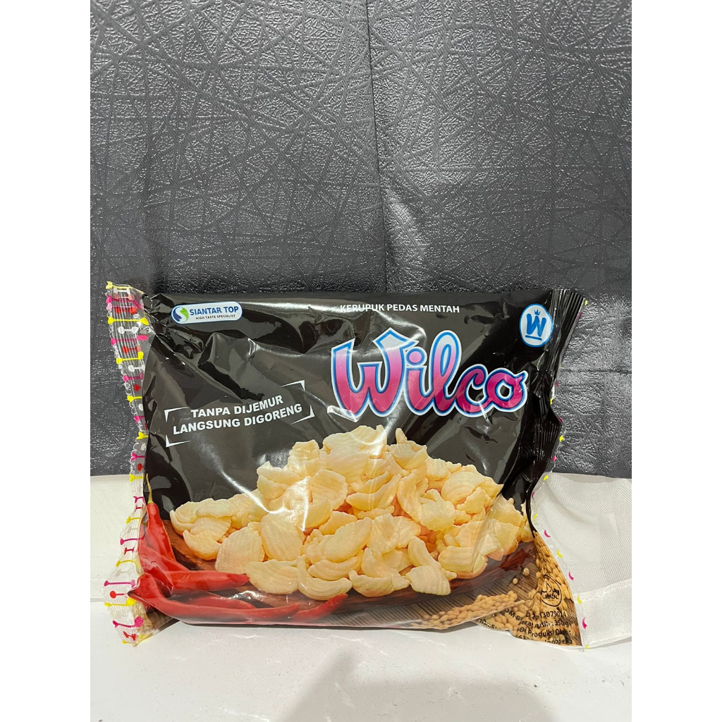 

SW - Kerupuk Pedas Mentah Wilco ( Tanpa Dijemur Langsung Digoreng) / Kerupuk / Krupuk / 350gram