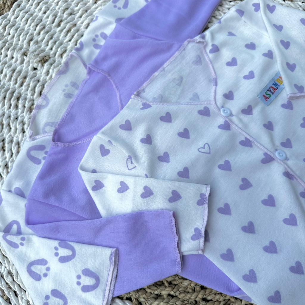 3 PCS Baju Lengan Panjang Bayi Bayi Atasan Bayi Baju Newborn Baju Bayi Baru Lahir Gift Bayi Hadiah Lahiran Bayi Baju bayi lengan panjang