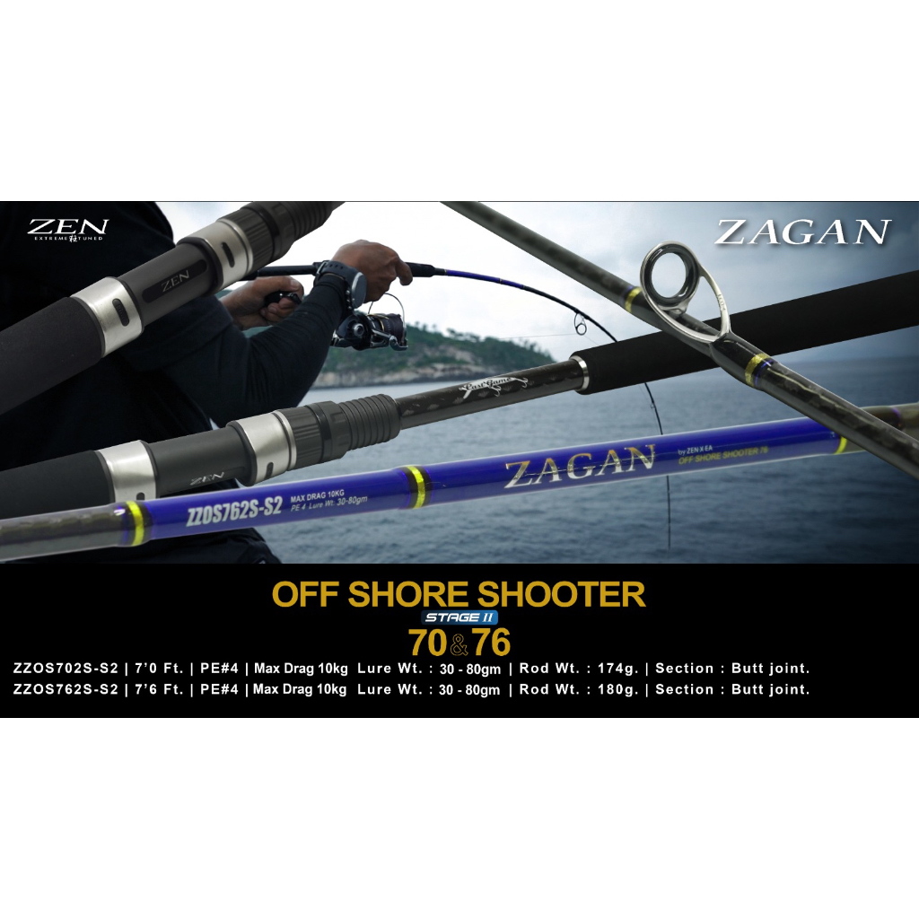 Joran pancing offshore shooter II zen zagan