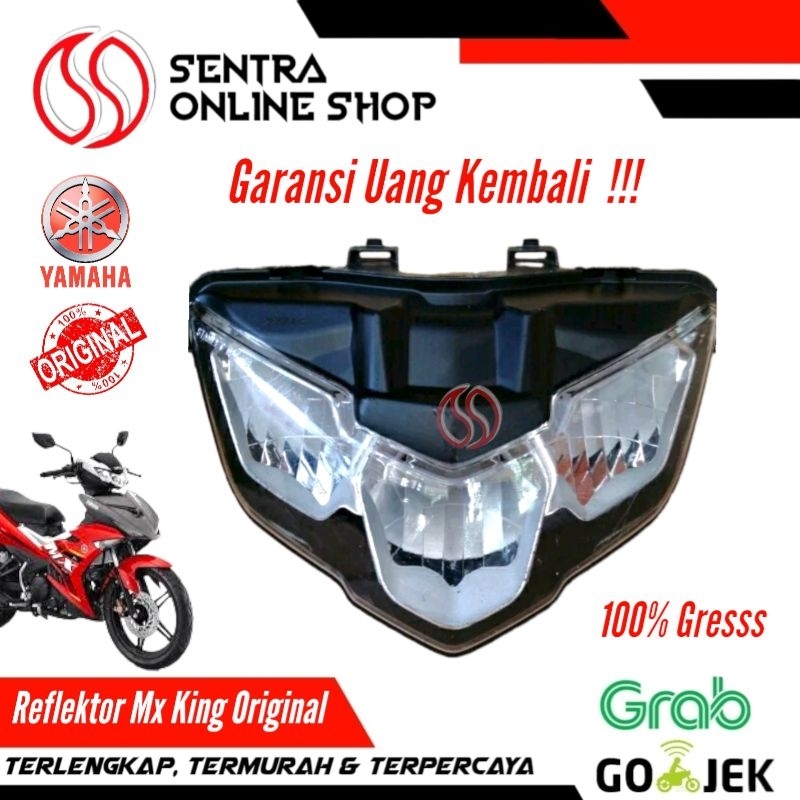 Reflektor lampu depan jupiter mx king Led orisinil