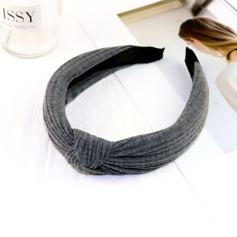 •YF• BD1159 Bandana Wanita Gaya Korea Bando Simpul Polos Fashion Aksesoris Wanita Korean Import