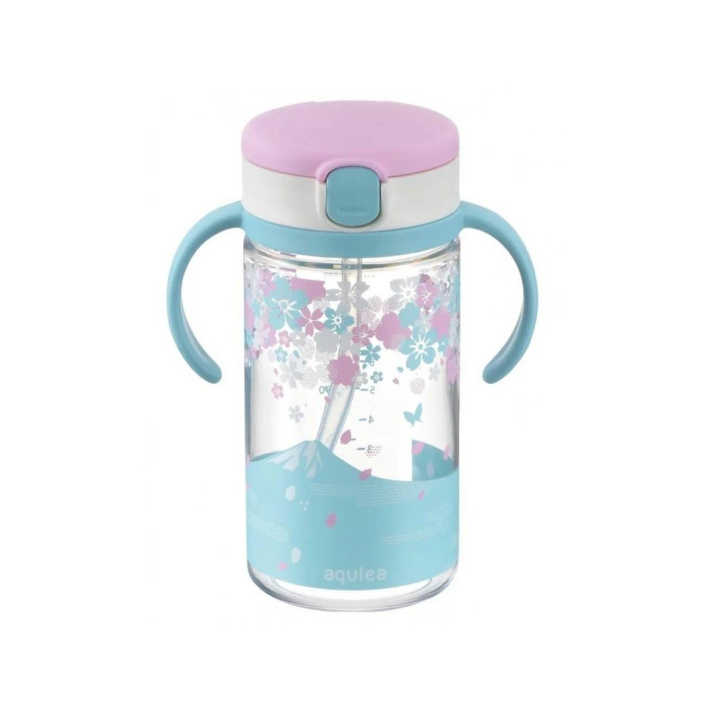 Richell Aqulea Clear Straw Bottle Mug Botol Minum Anak 320ml