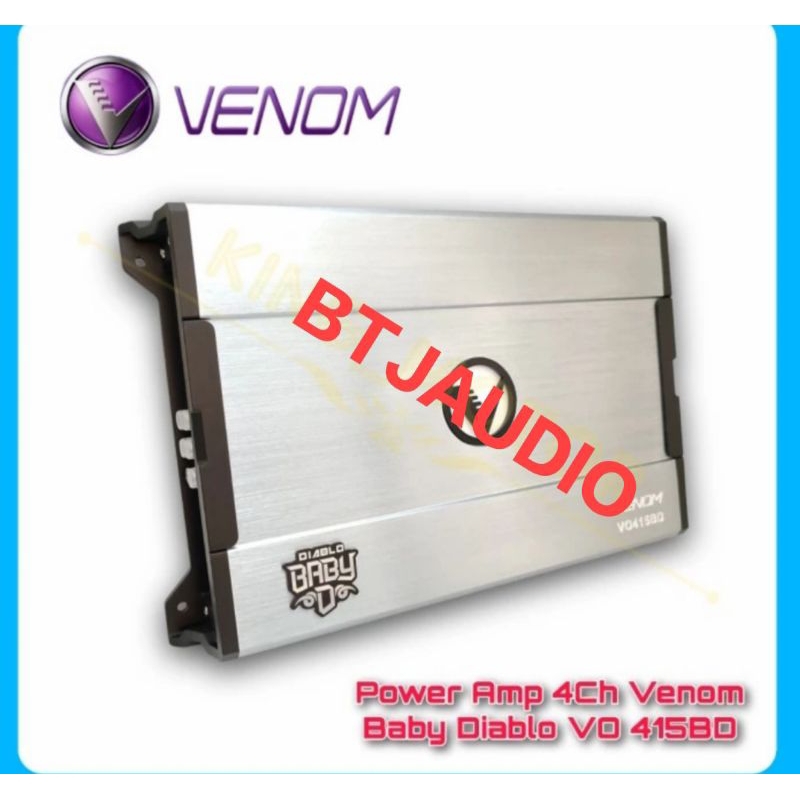 POWER AUDIO MOBIL 4 CHANNEL VENOM BABY DIABLO VO415BD (ORIGINAL RESMI VENOM INDONESIA)
