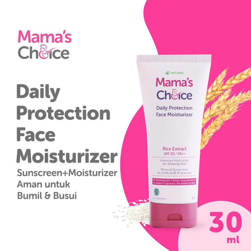 Mama’s Choice Daily Protection Face Moisturizer &amp; Sunscreen SPF20