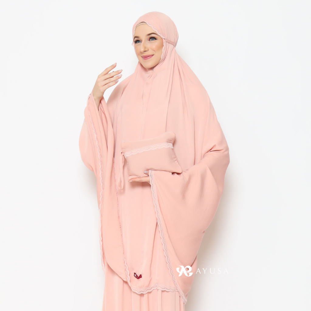 Zia Prayer Set by AYUSA / set mukena dewasa / Mukena satin silky ringan lembut / mukena lebaran / mu