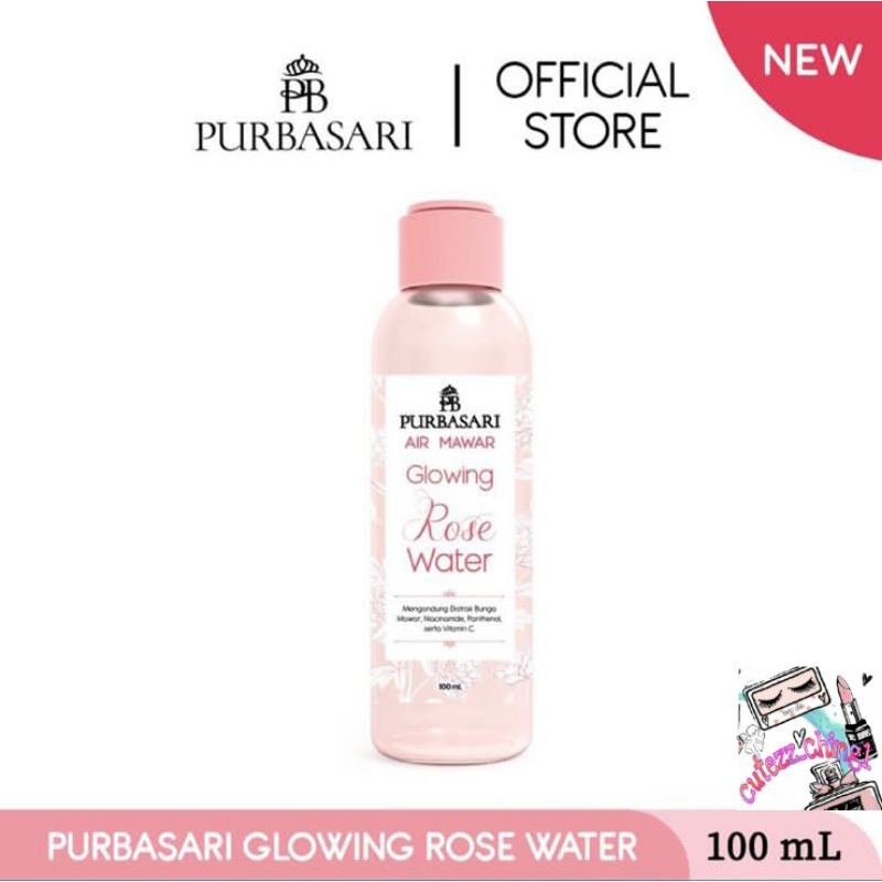 ☃️Cutezz_Ching1☃️Purbasari Glowing Rose Water - 100ML &amp; 200ML