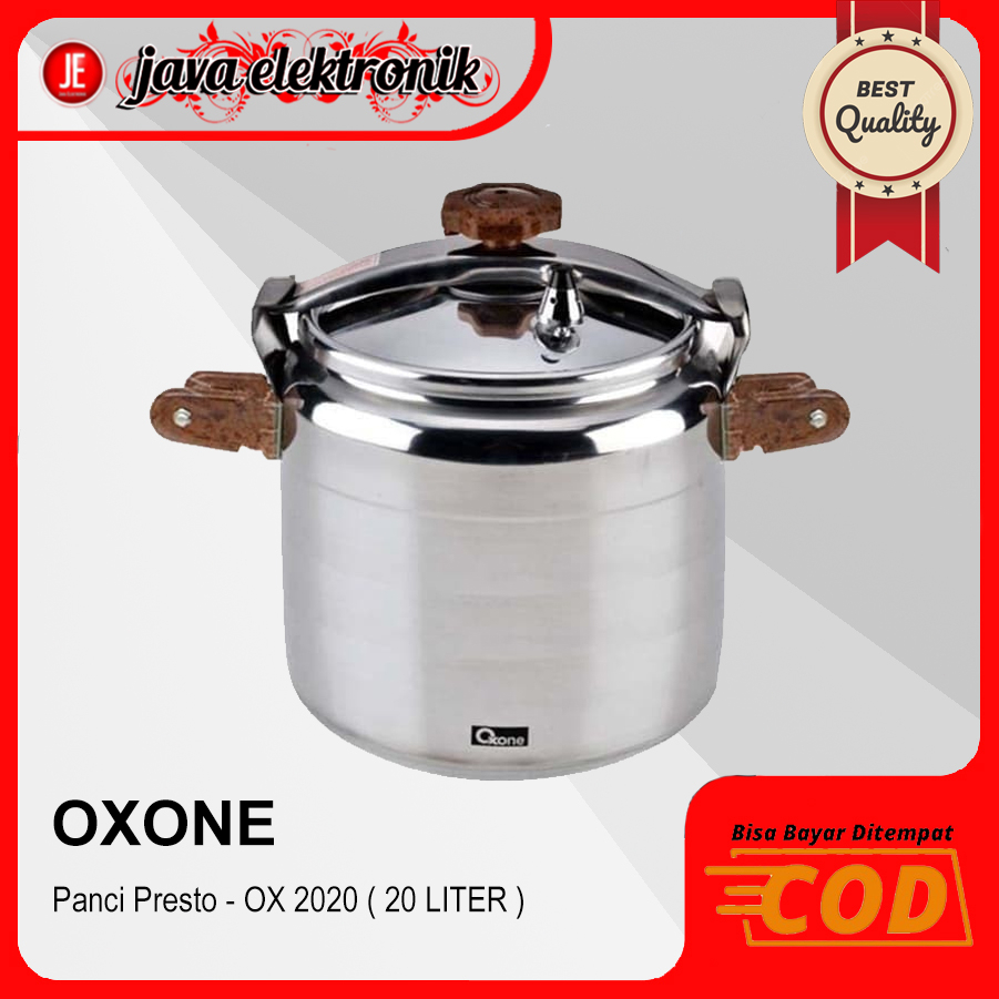 Oxone OX2020 Aluminium Press Cooker – Presto 20 Liter