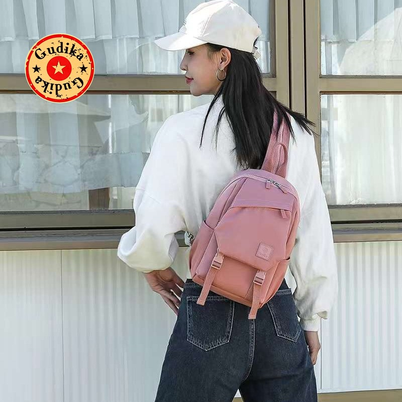 New Arrival !! Tas GUDIKA Bee 5242 | Bisa Ransel Bisa Selempang Anti Air Import Original | WaistBag | Tas Dada | Backpack | Bodypack |Tas Punggung | Tas Cewek | Tas Perempuan | Tas Wanita