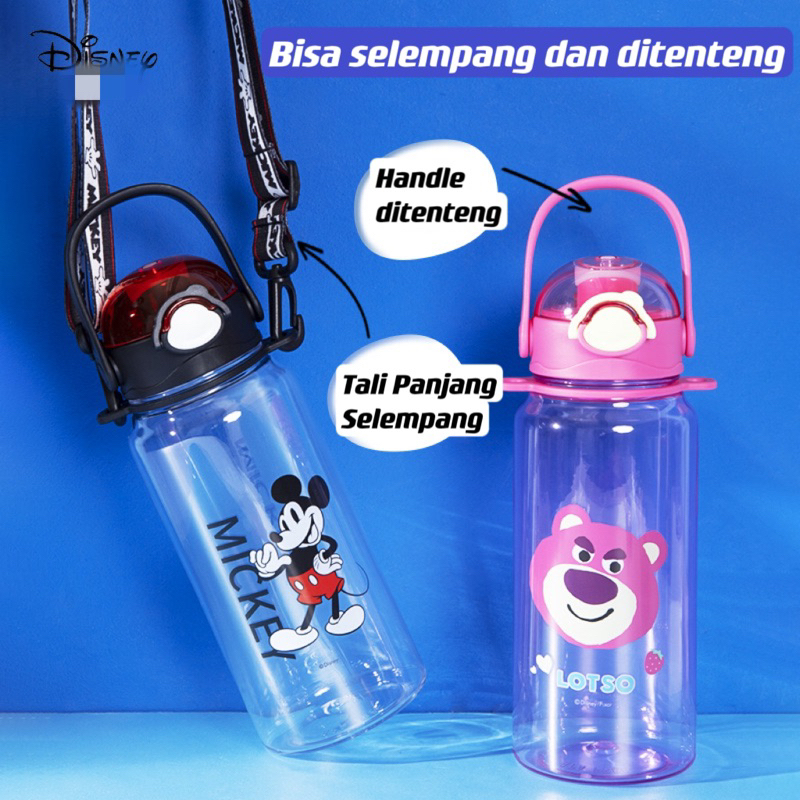 Botol Minum Besar 1.2 Liter Spiderman Captain Elsa Mickey Bahan Tritan