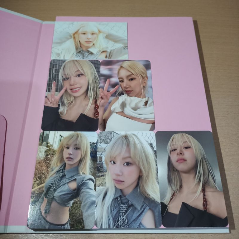 SET Twice Chaeyoung Ready To Be Photocard Official Photo card Postcard Album Twice Ready To Be Nayeo