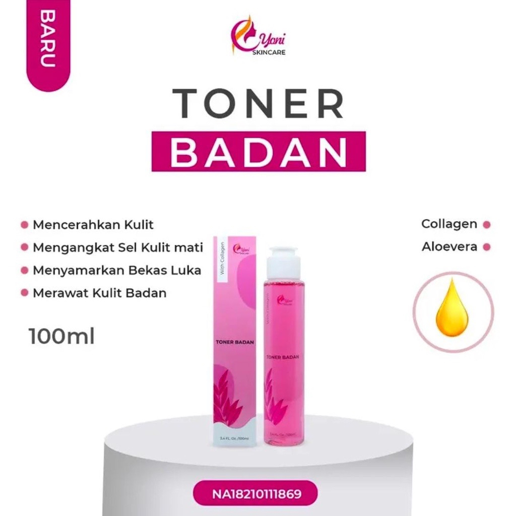 TONER BADAN YONI SKINCARE BPOM