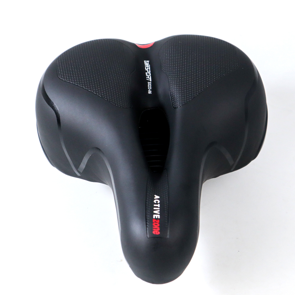 TaffSPORT Sadel Sepeda Mountain Bike Saddle Leather Spring - SX223-06