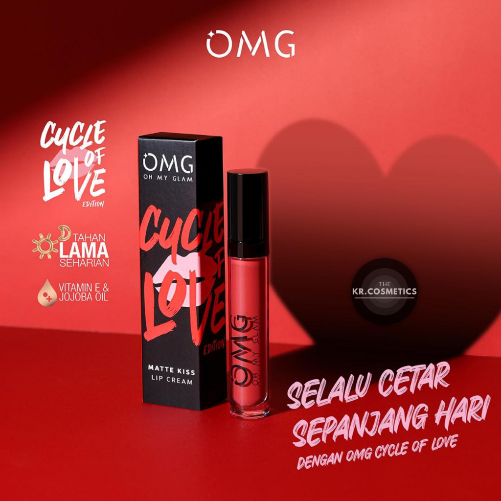 Omg Oh My Glam Matte Kiss Lip Cream Cycle Of Love Edition 3,5gr