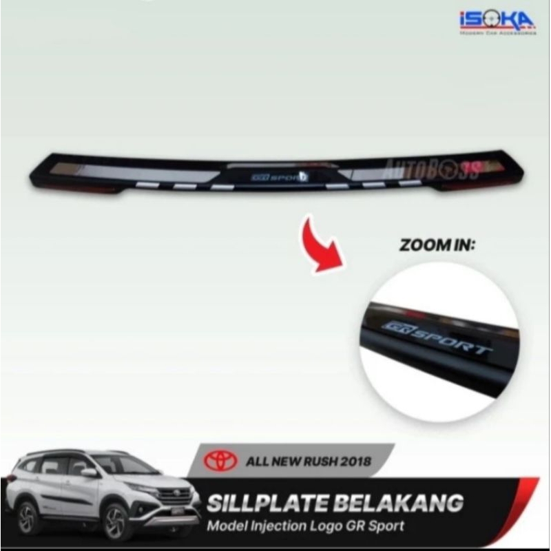 Sill Plate Sill Plate Pintu Belakang GR SPORT All New Rush 2018-2021