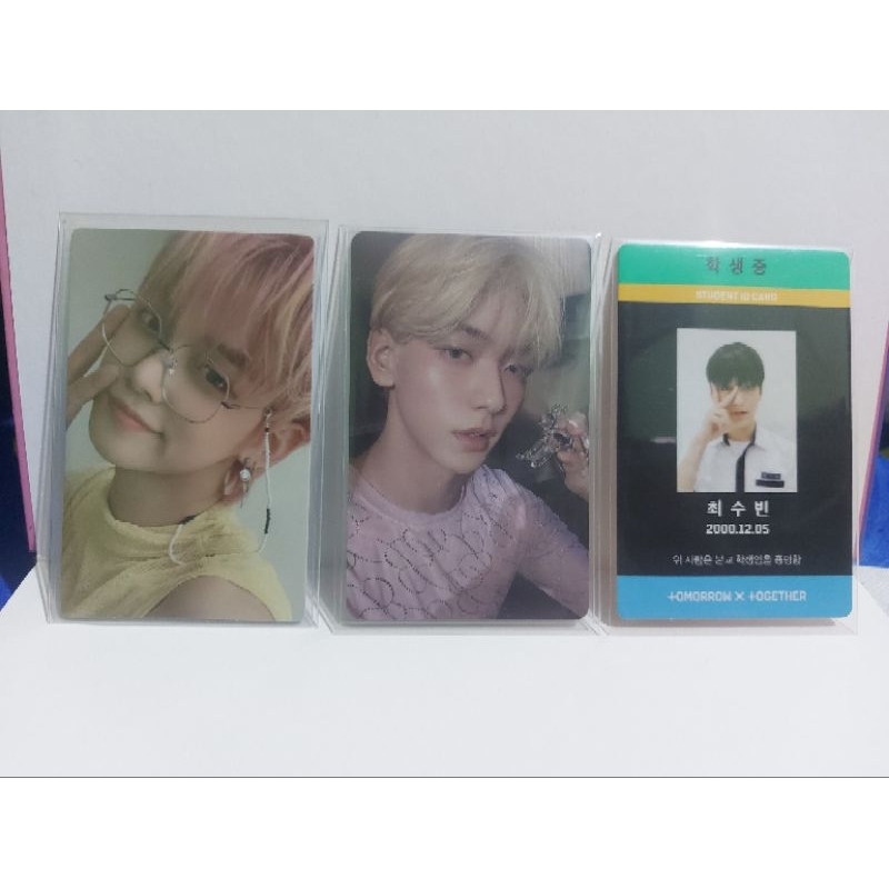 PC Yeonjun R Soobin lullaby POB WVG Weverse grup group Arcadia - TXT TOMORROW X TOGETHER PHOTOCARD