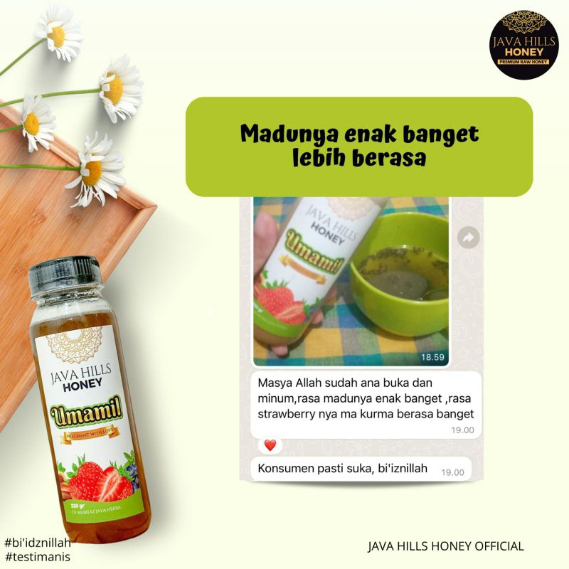 MADU UMAMIL JAVAHILLS HONEY / MADU KURMA JAVAHILLS / MADU UMAMIL MUMTAZ