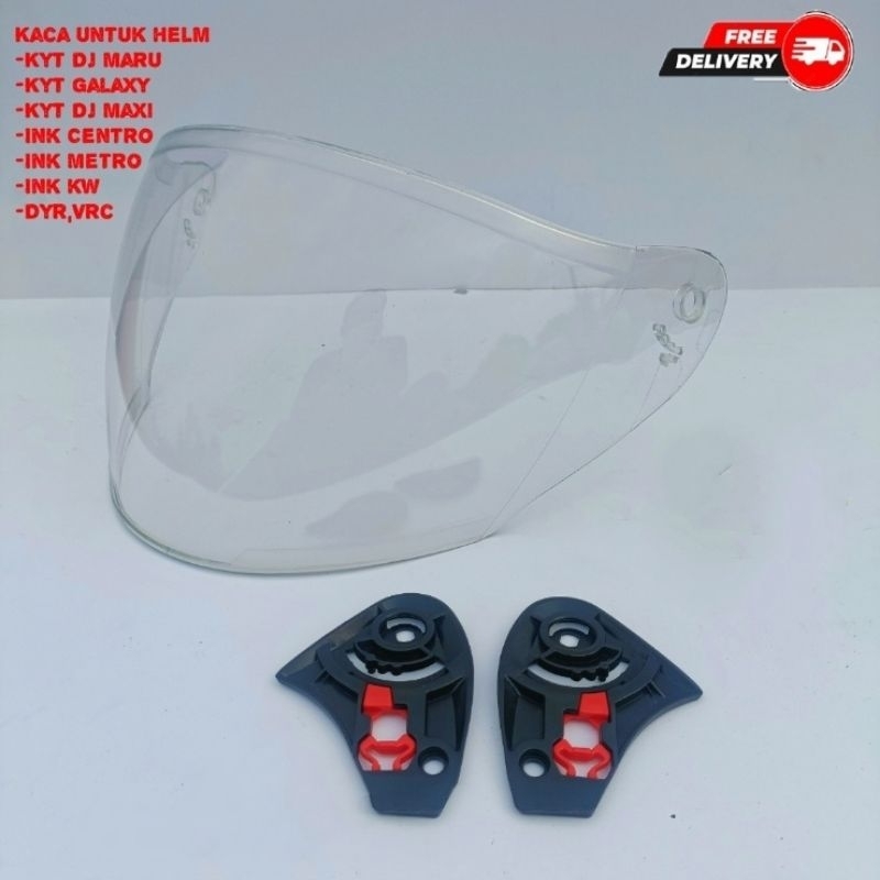 Kaca helm g2 centro gix centro  ink centro, kyt dj maru, kyt galaxy ( helm ) murah