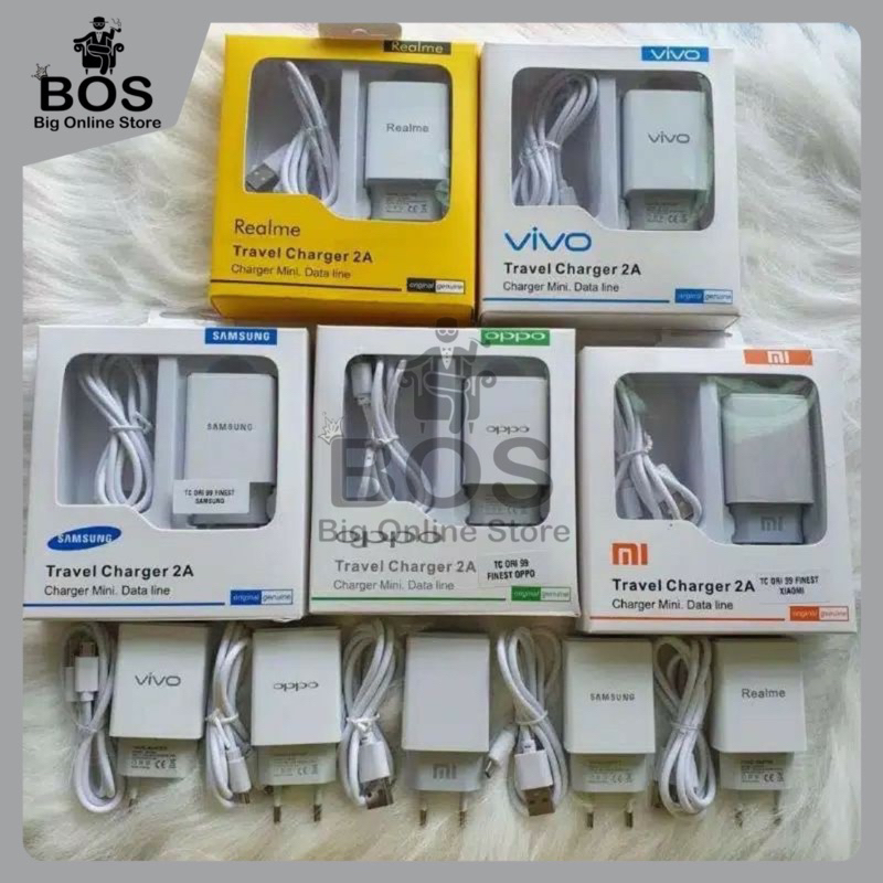 BOS - TC BRAND AK-933 2A MICRO / TYPE C | CASAN TRAVEL CHARGER AK933 BRANDED