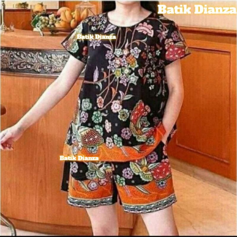 SETELAN BATIK UNGGUL JAYA/SETELAN BATIK CELANA PENDEK