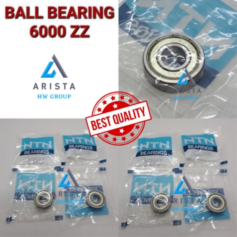 BALL BEARING 6000ZZ 6000 ZZ NTN