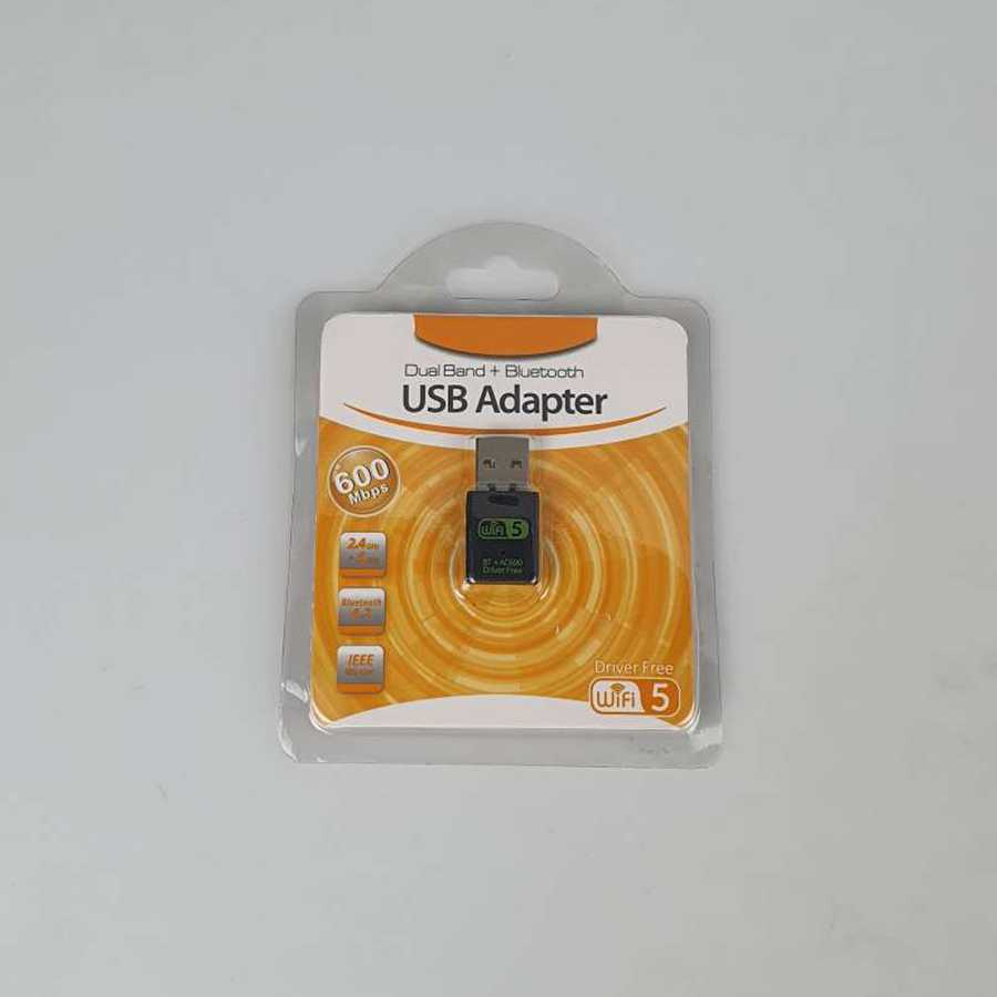 USB WiFi Adapter + Bluetooth Penerima Pemancar Sinyal Wifi 802.11AC 600Mbps Dual Band Chipset RTL8811CU