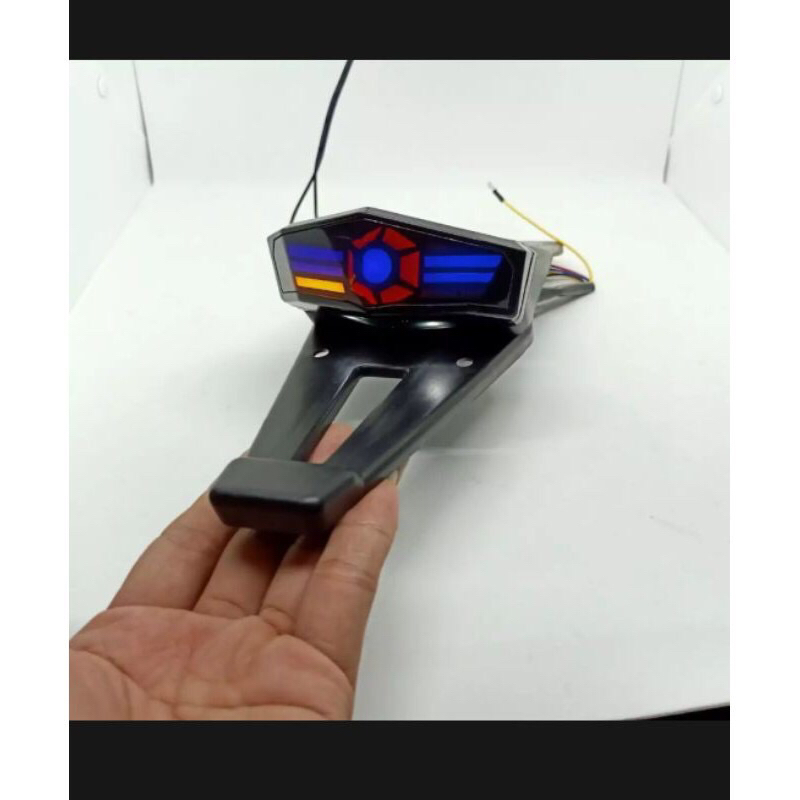 Stoplamp spakbor belakang KLX model ironman 3in1 Cross  L G BF 150 KLX 250