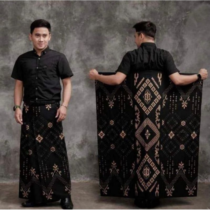 Baju Muslim Pria Sarung Batik premium Motif Anak Muda
