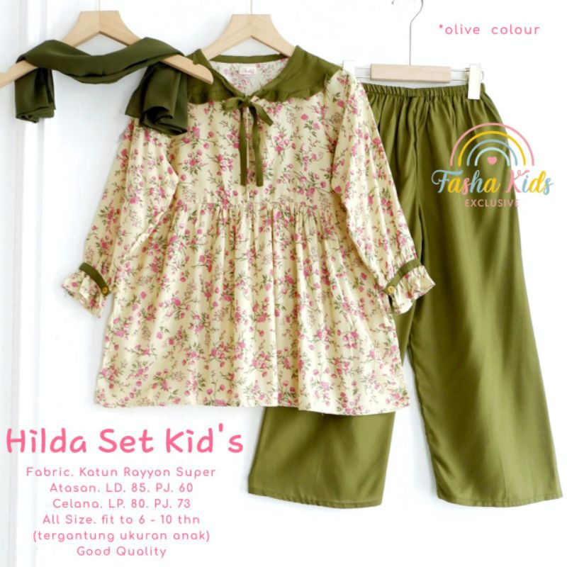 Hilda set teen kids by Fasha hijab