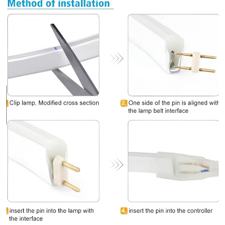 Lampu LED Neon Flexible METERAN IP65 Waterproof