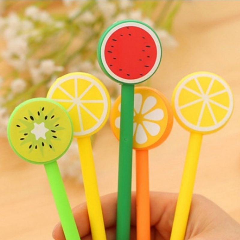 

Pulpen Gel Karakter Buah Bulat / PEN CUTE FRUIT