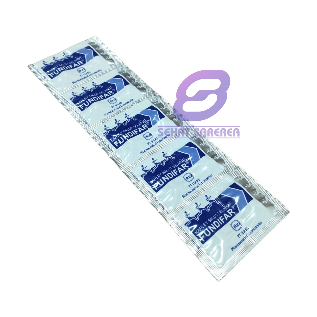 Fundifar Strip 10 Kaplet Mengandung Vitamin B1 B6 B12 dan Vitamin E