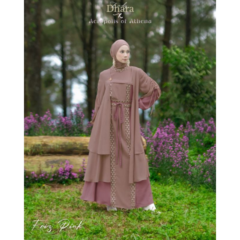 Sarimbit Acropolis of Athena Friz Pink by Aden Hijab