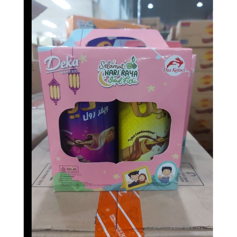 Deka wafer roll gift 2 kaleng