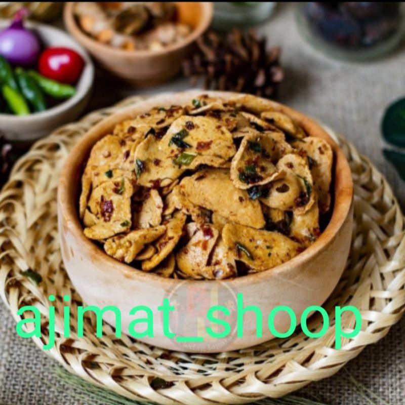 

basreng bulat rasa daun jeruk khas ciamis 1kg