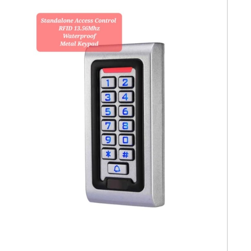 RFID Standalone Access Control 13.56 Mhz 13,56 mhz Waterproof with Keypad